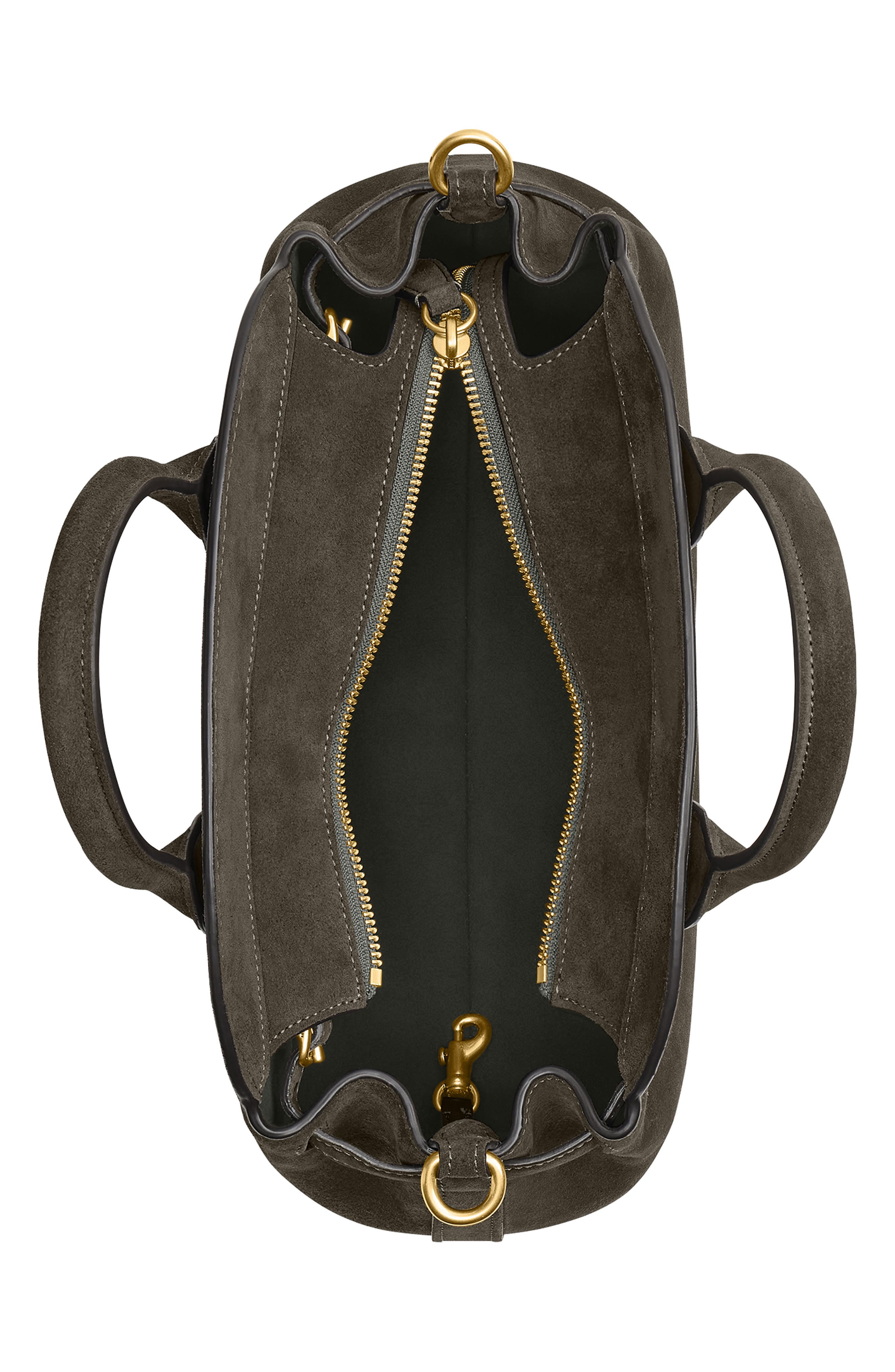 COACH Empire 28 Suede Carryall Bag, Alternate, color, 