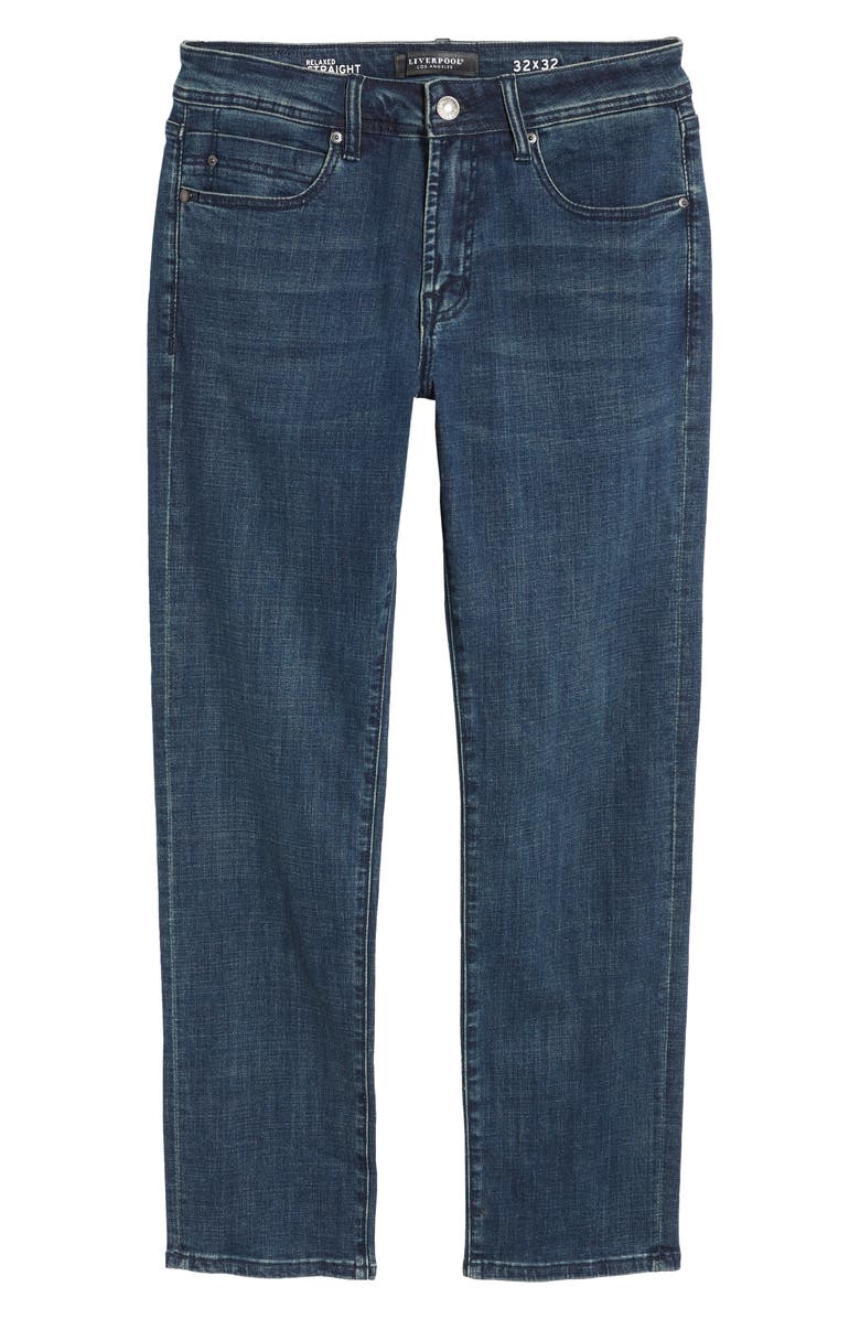 Liverpool Regent CoolMax<sup>®</sup> Relaxed Straight Leg Jeans, Alternate, color, Palo Alto Dk