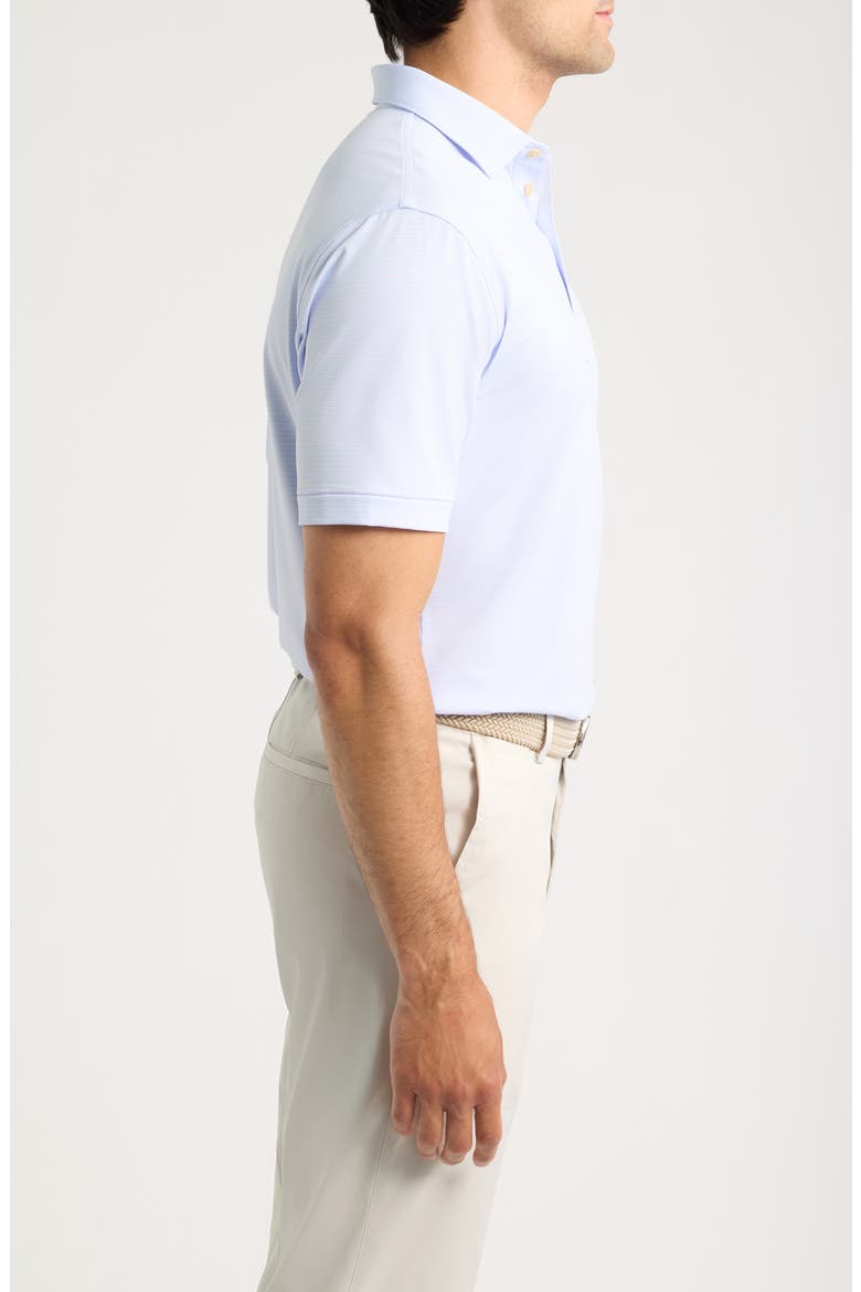 Wynn Stripe Summer Comfort Performance Jersey Polo, Alternate, color, PALE BLUE