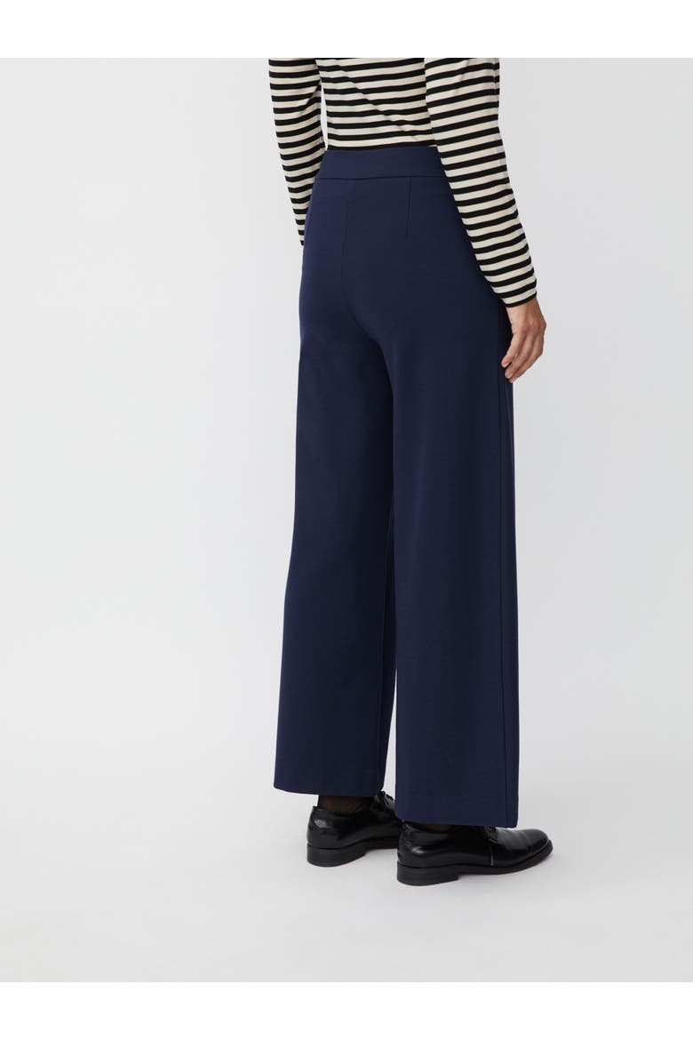 MaPaxora Cropped Wide Leg Pants, Alternate, color, Navy Blazer