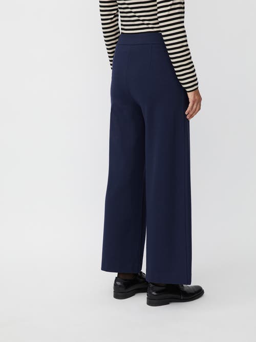 Masai Copenhagen Mapaxora Cropped Wide Leg Pants In Blue
