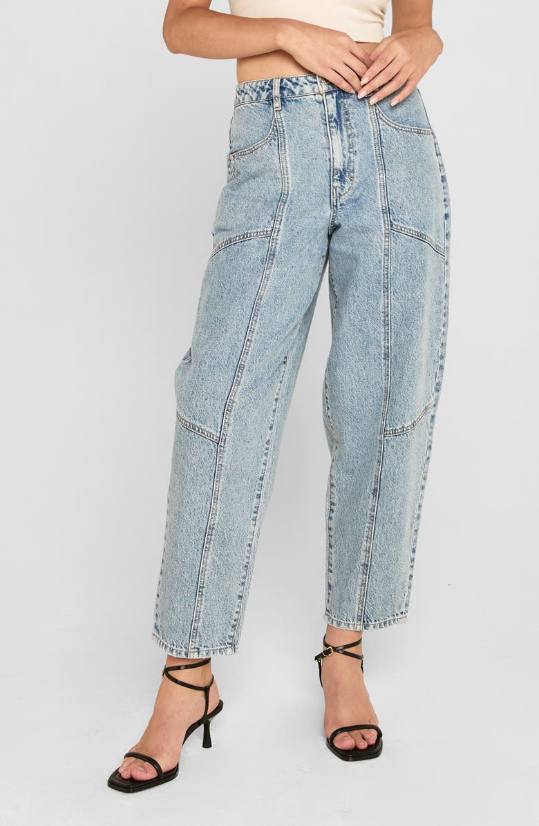 Unpublished Ellis Roadtrip Barrel Leg Jeans, Main, color, 