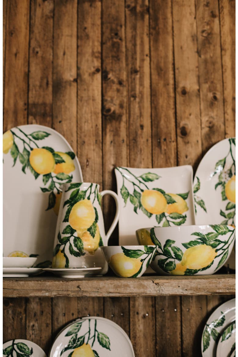 Limoni Cereal Bowl, Alternate, color, YELLOW