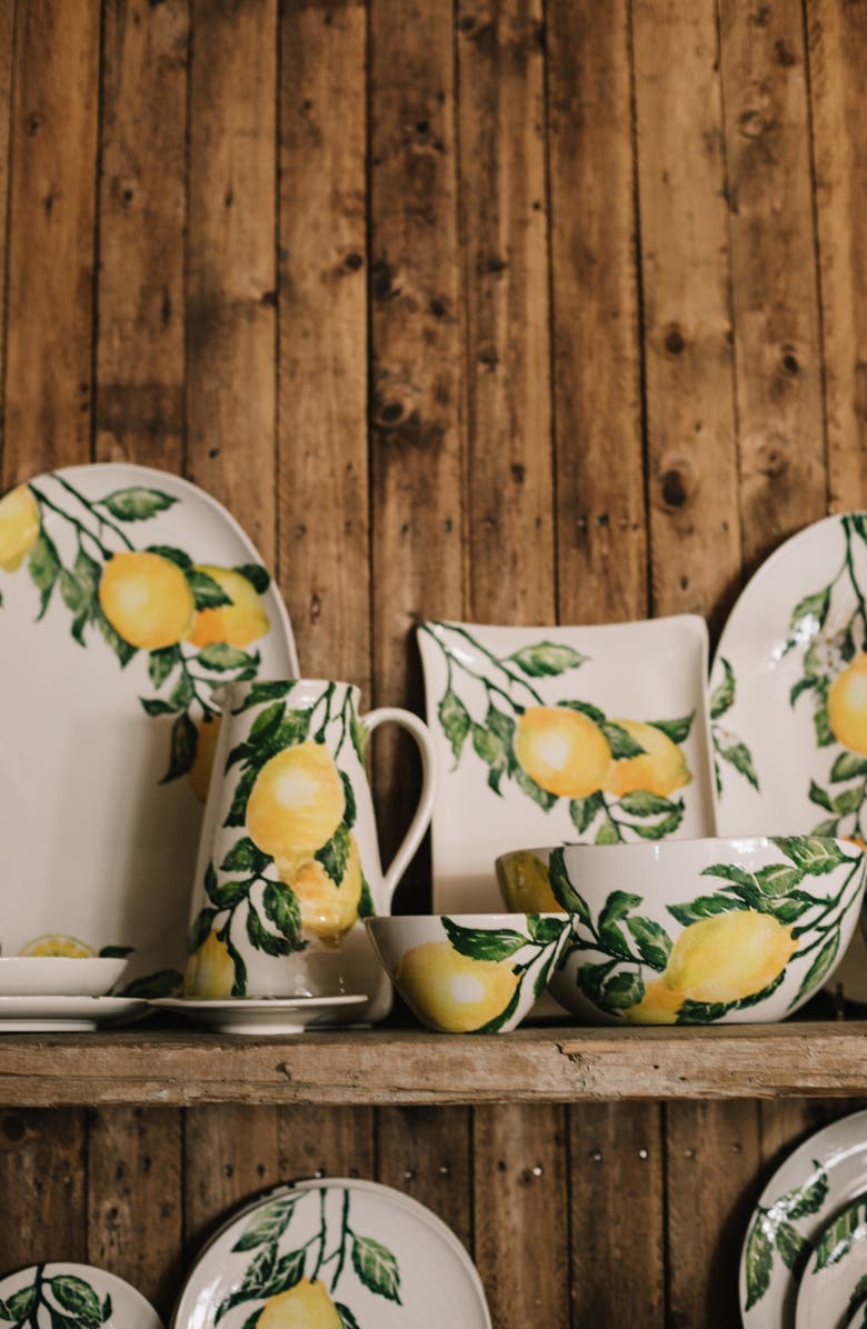 VIETRI Limoni Cereal Bowl, Alternate, color, Yellow