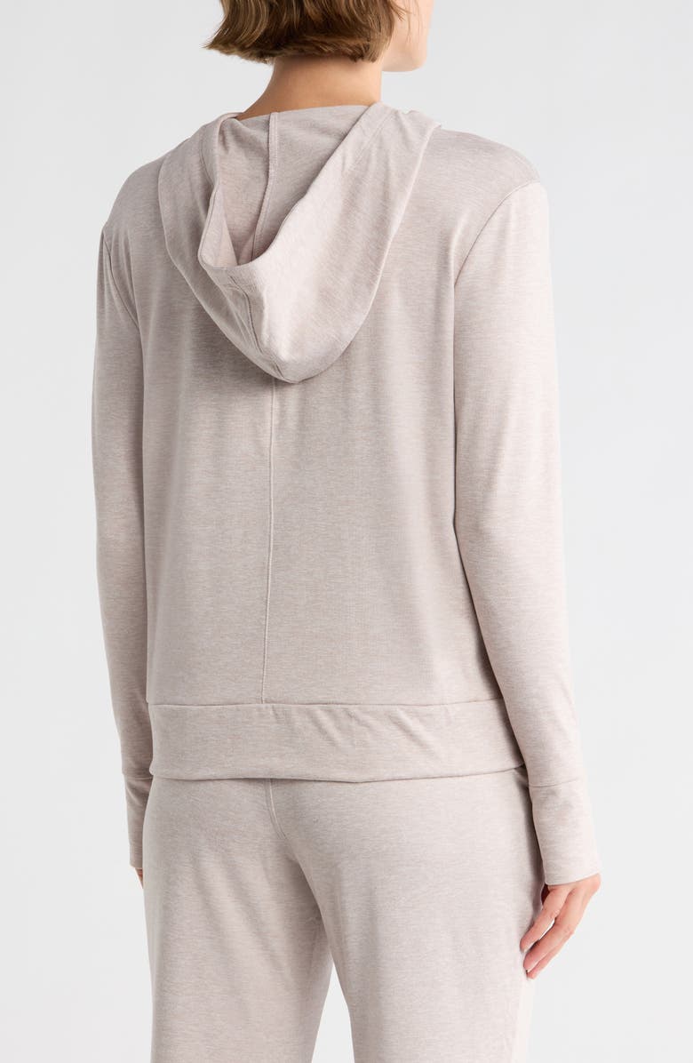 APANA Comfort Cowl Neck Hoodie, Alternate, color, Rose Ash