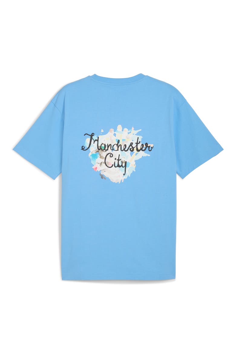 KidSuper MCFC Cotton Graphic T-Shirt, Alternate, color, TEAM LIGHT BLUE-PUMA BLACK