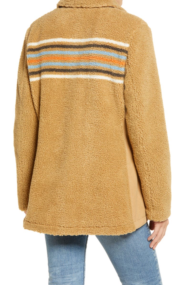 Pendleton Brooke Chimayo High Pile Fleece Jacket, Alternate, color,