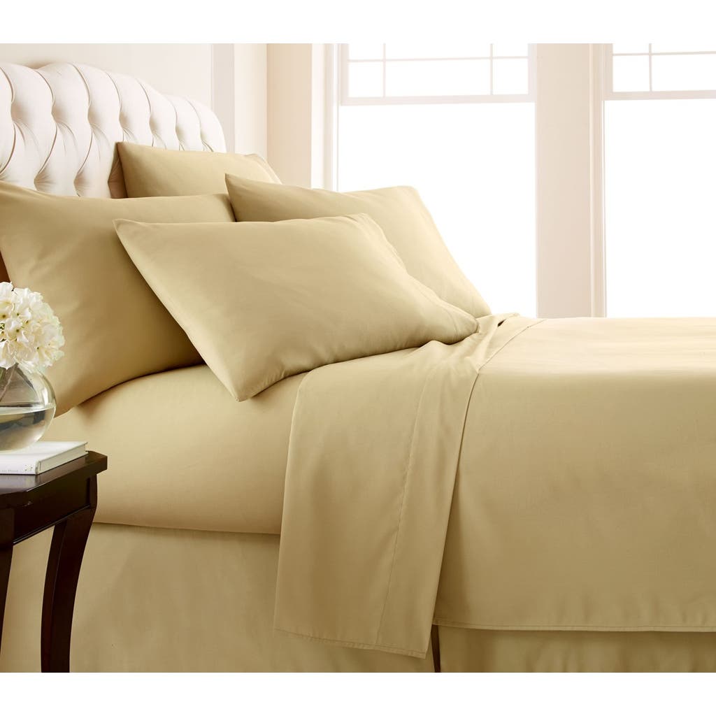Southshore Fine Linens Vilano Springs Extra Deep Pocket Sheet Set In Gold