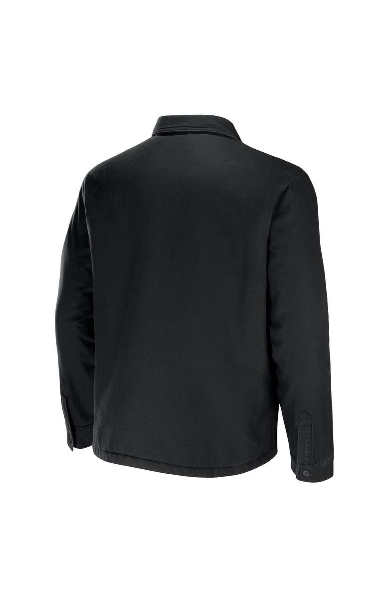 NFL X DARIUS RUCKER Men's NFL x Darius Rucker Collection by Fanatics Black Baltimore Ravens Canvas Button-Up Shirt Jacket, Alternate, color, 