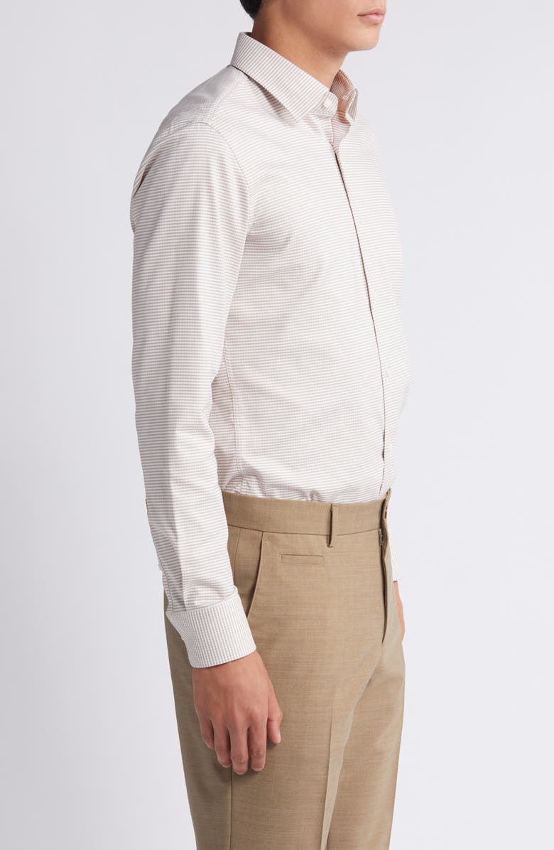 BOSS Hank Kent Stripe Stretch Dress Shirt, Alternate, color, 