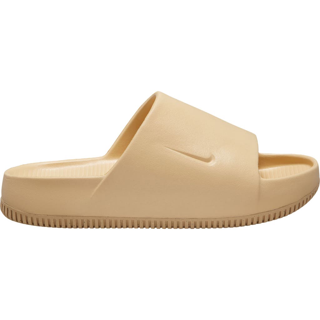 Nike Calm Slide Sandal In Brown