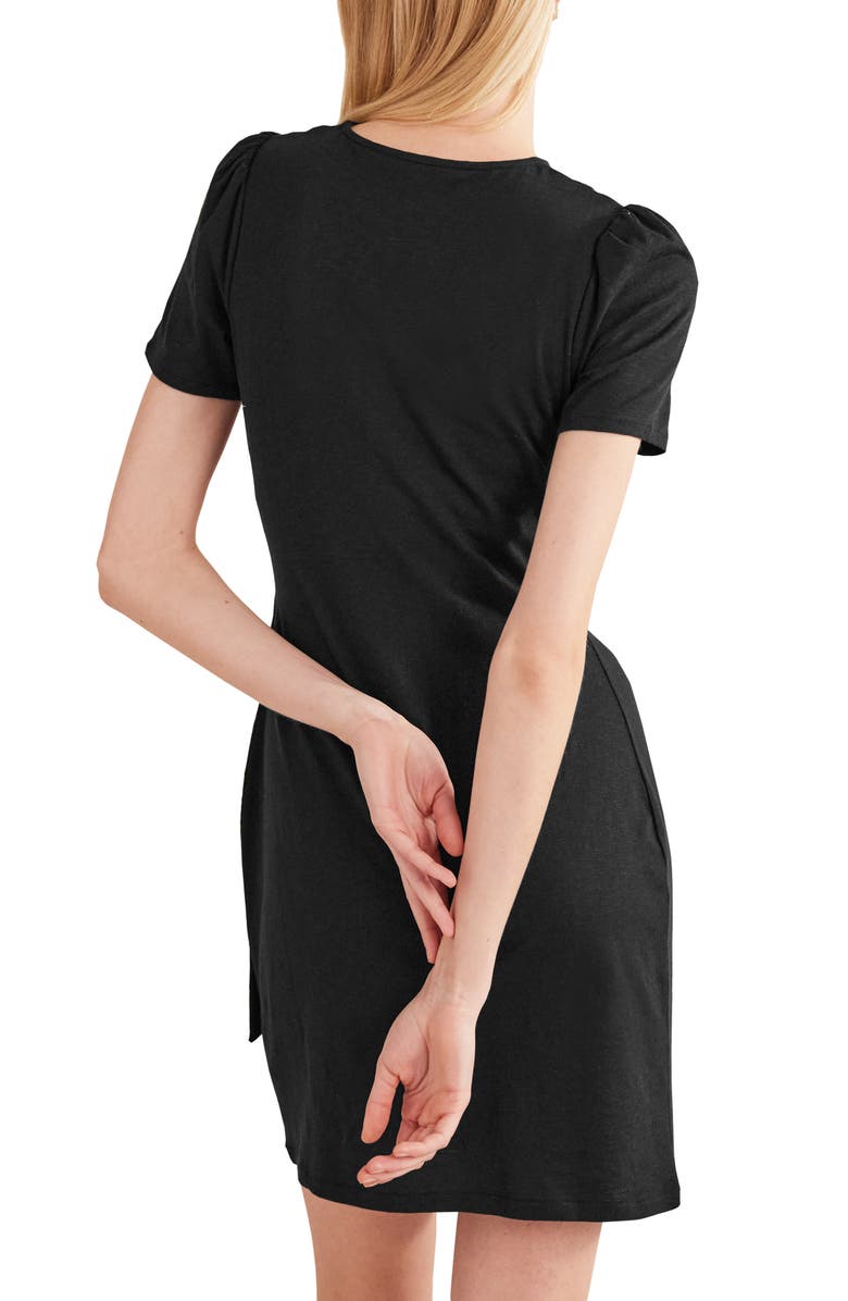 Boden Knotted Cotton Blend Jersey Dress, Alternate, color,