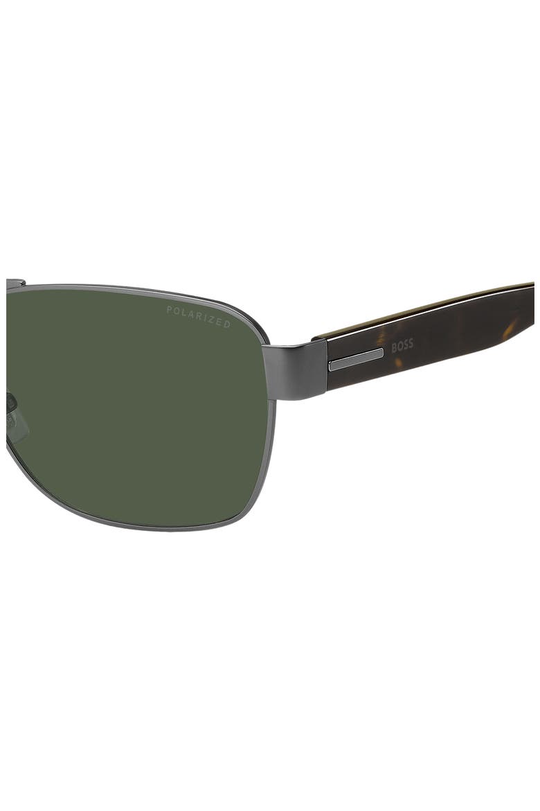 60mm Polarized Rectangular Sunglasses, Alternate, color, 0086-UC