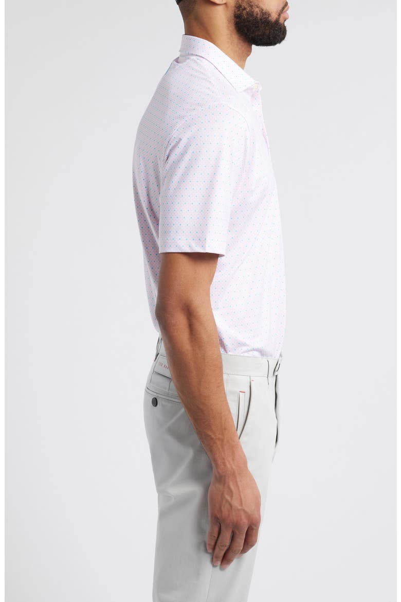 Maxim Dot Print PREP-FORMANCE Golf Polo, Alternate, color, PORTO PINK