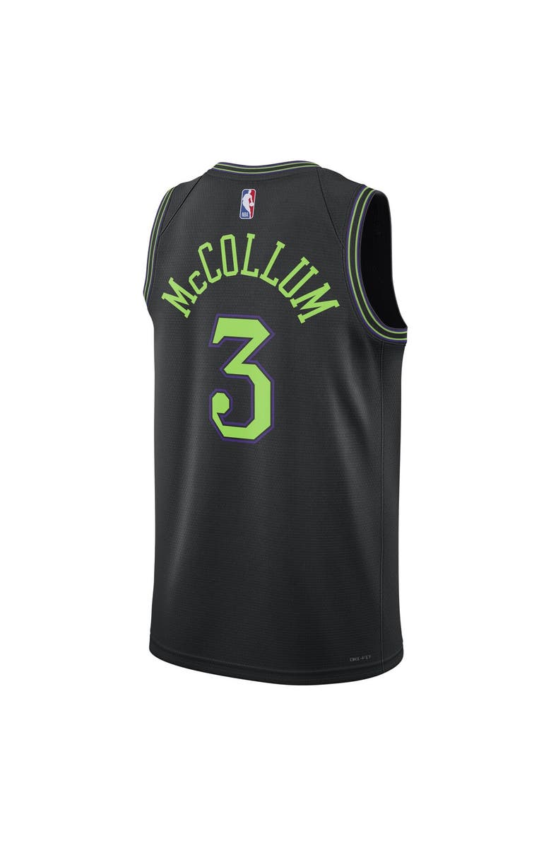 Nike Unisex Nike CJ McCollum Black New Orleans Pelicans 2023/24 Swingman Jersey - City Edition, Alternate, color, 