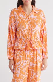 Gemma + Jane Tassel Tie Front Shirt