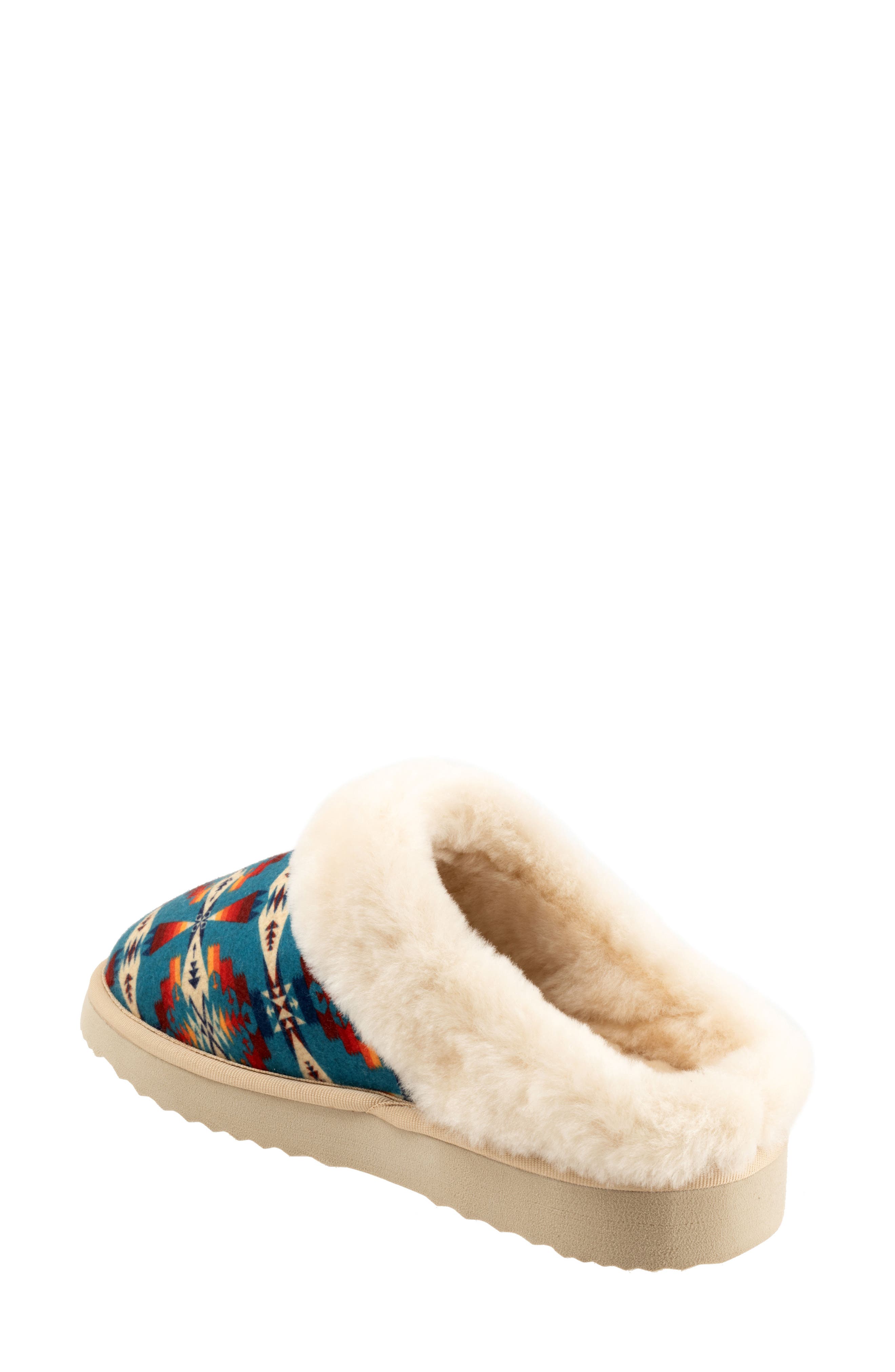 Pendleton Tucson Genuine Shearling Lined Scuff Slipper, Alternate, color, 