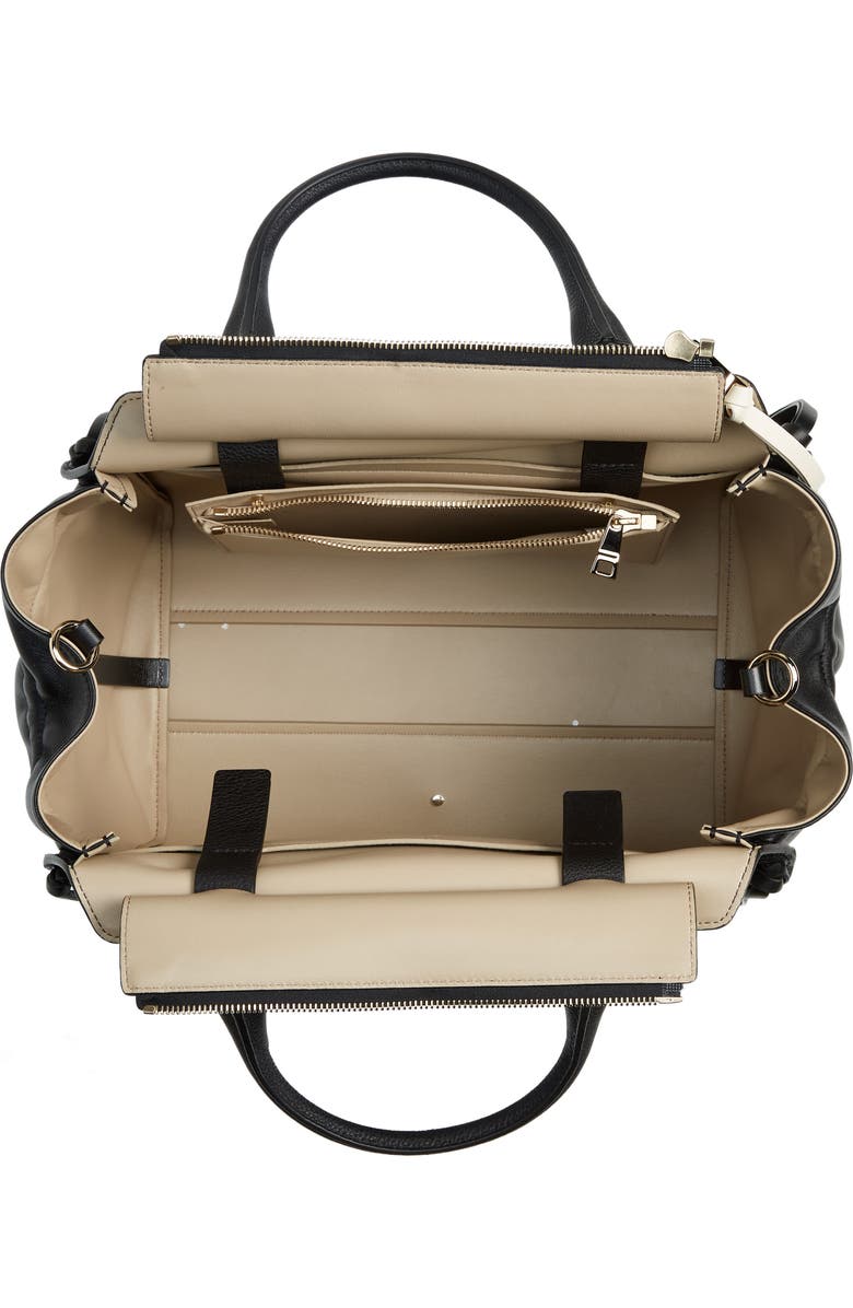 Chloé Steph Grained Leather Satchel, Alternate, color,