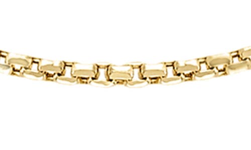 Fuzion Creations 14k Gold Box Chain Necklace In Yellow