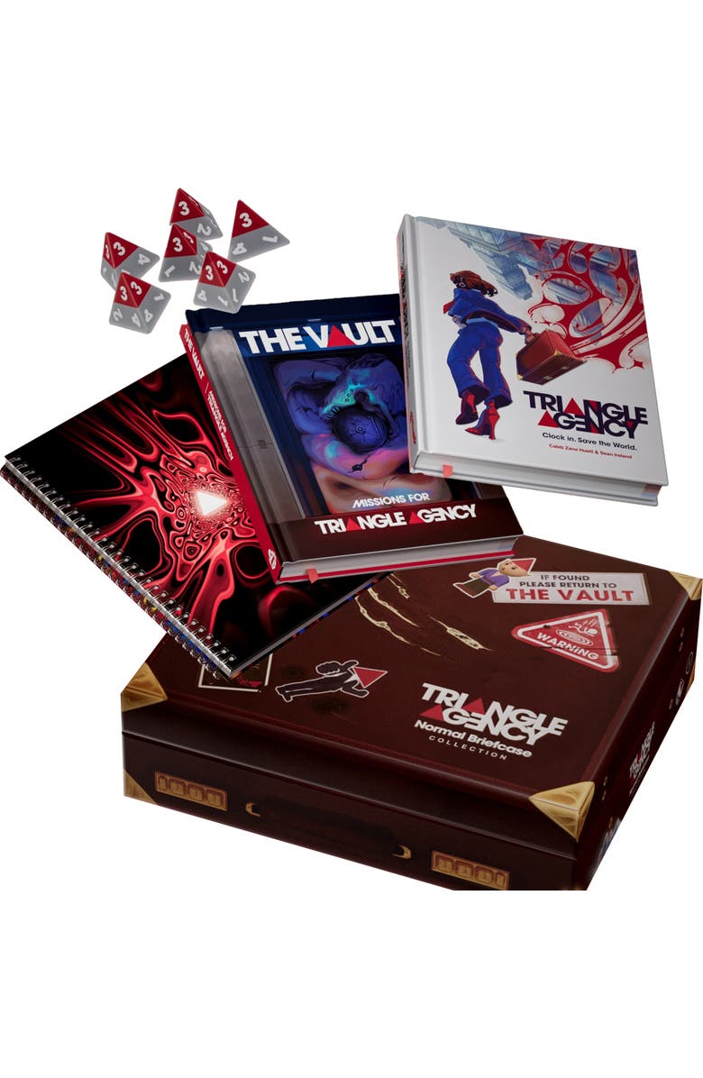 Modiphius Entertainment Triangle Agency Normal Briefcase Collection Rpg Box Set, Main, color,