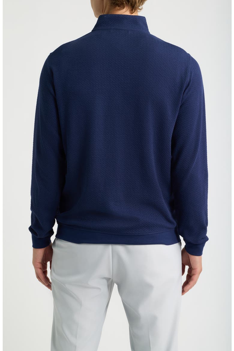 Ridgeline Knit Quarter Zip Pullover, Alternate, color, NAVY