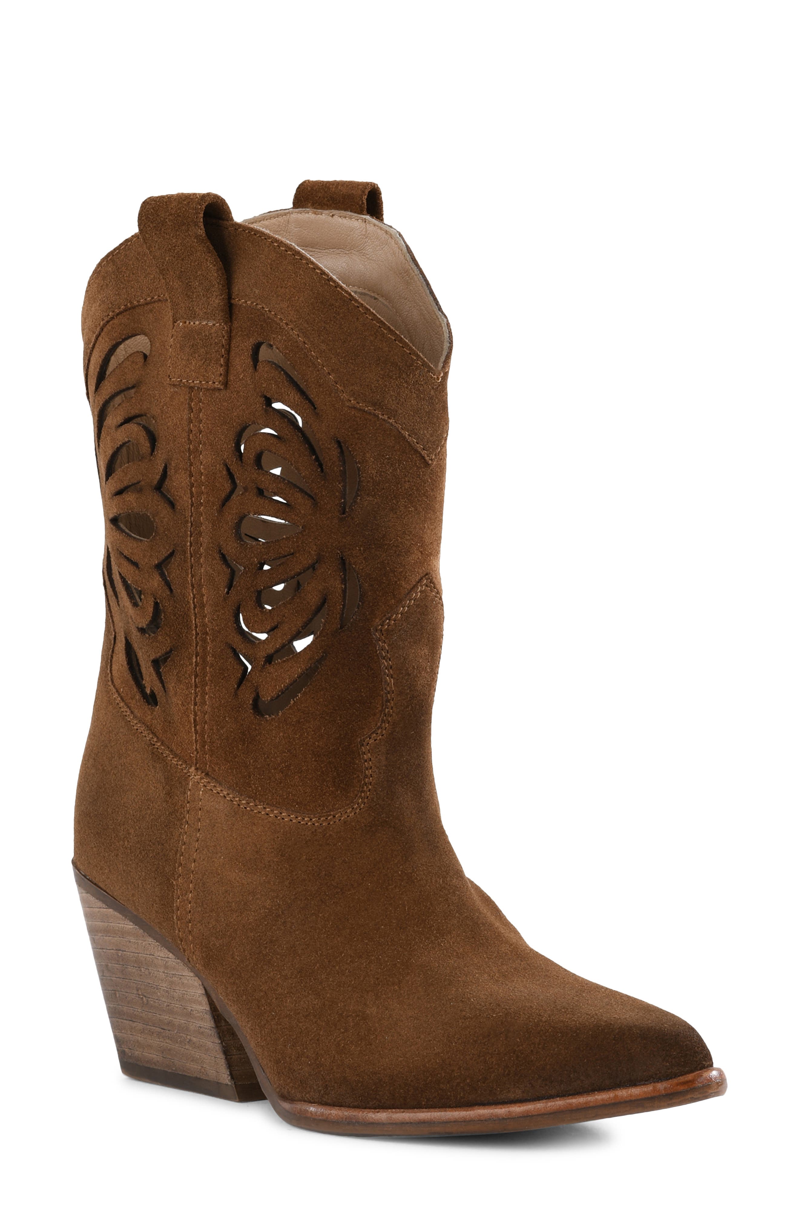 Seychelles Go West Cowboy Boot, Main, color, Brown