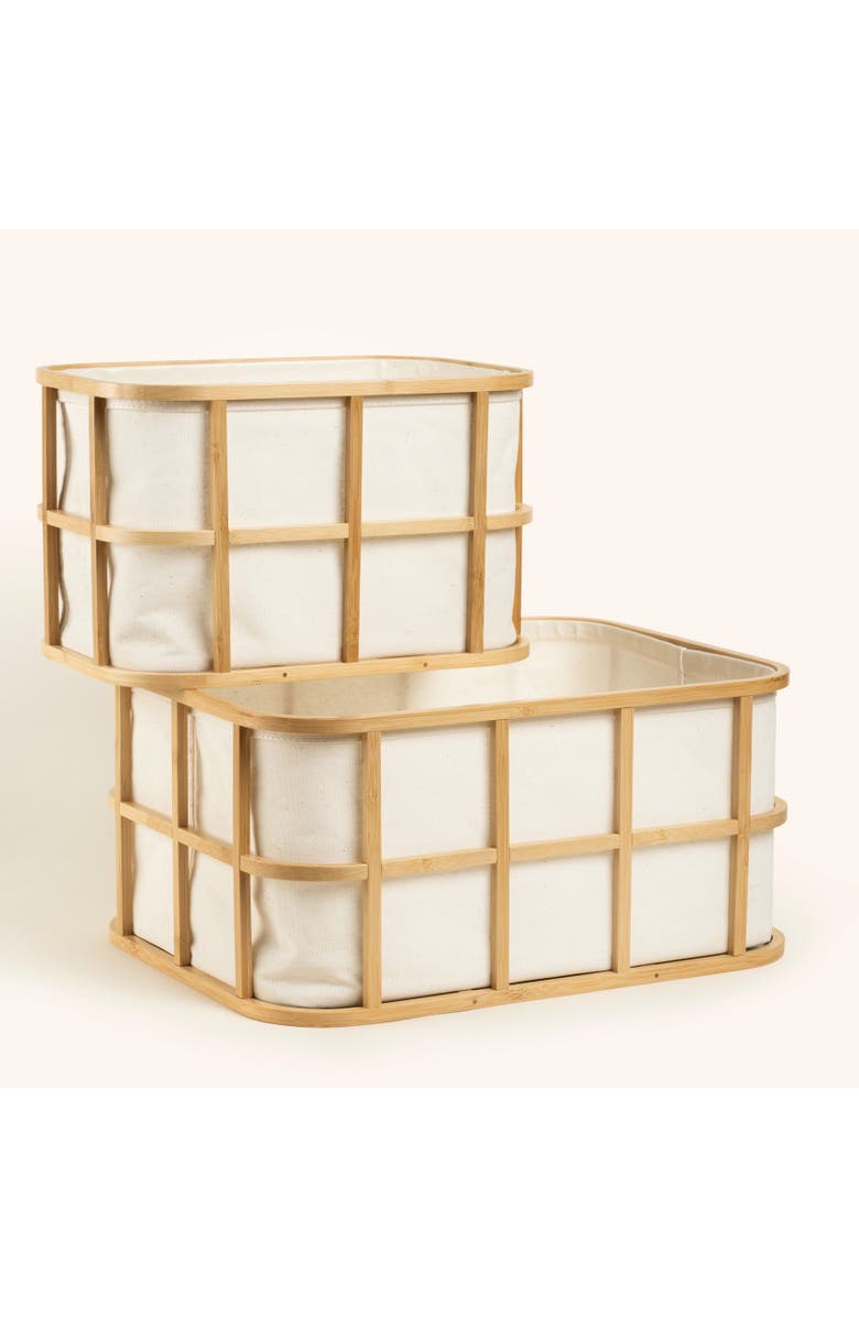 Zsa Zsa Zsu Dali Basket 17X13X8 In, Alternate, color, Beige