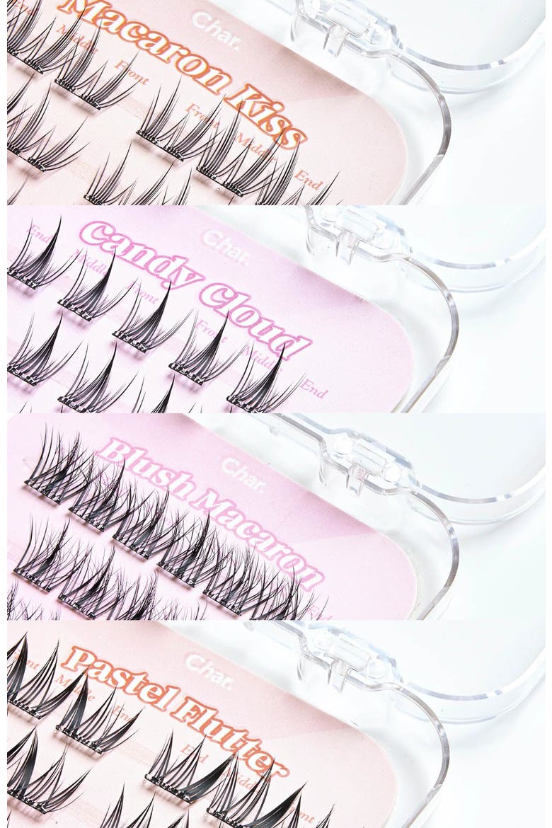 The Daring Delights Bundle of Fluffy Bakery Collection Pre-Glued 24 Hour Wear Lashes, Alternate, color, Black