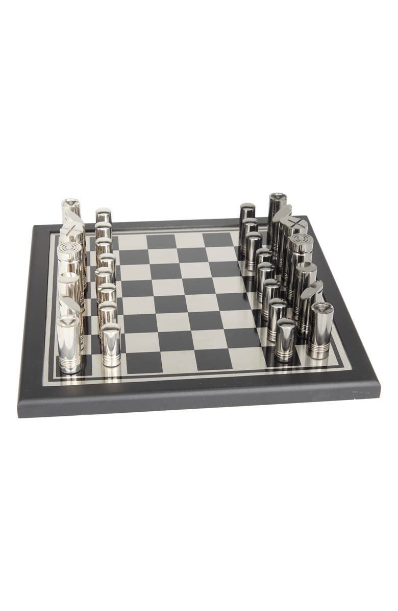 Novogratz Aluminum Chess Set, Alternate, color,