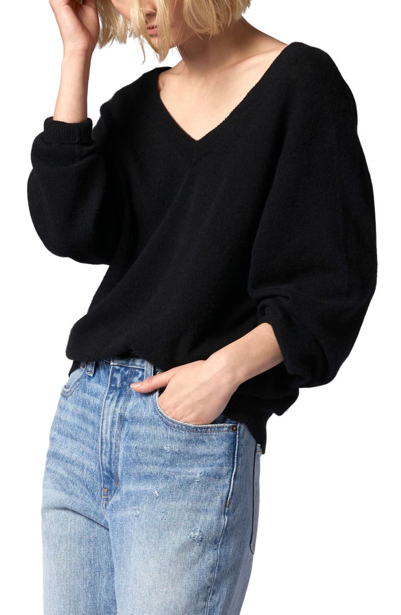 Equipment Lilou V-Neck Cashmere Sweater, Alternate, color, 