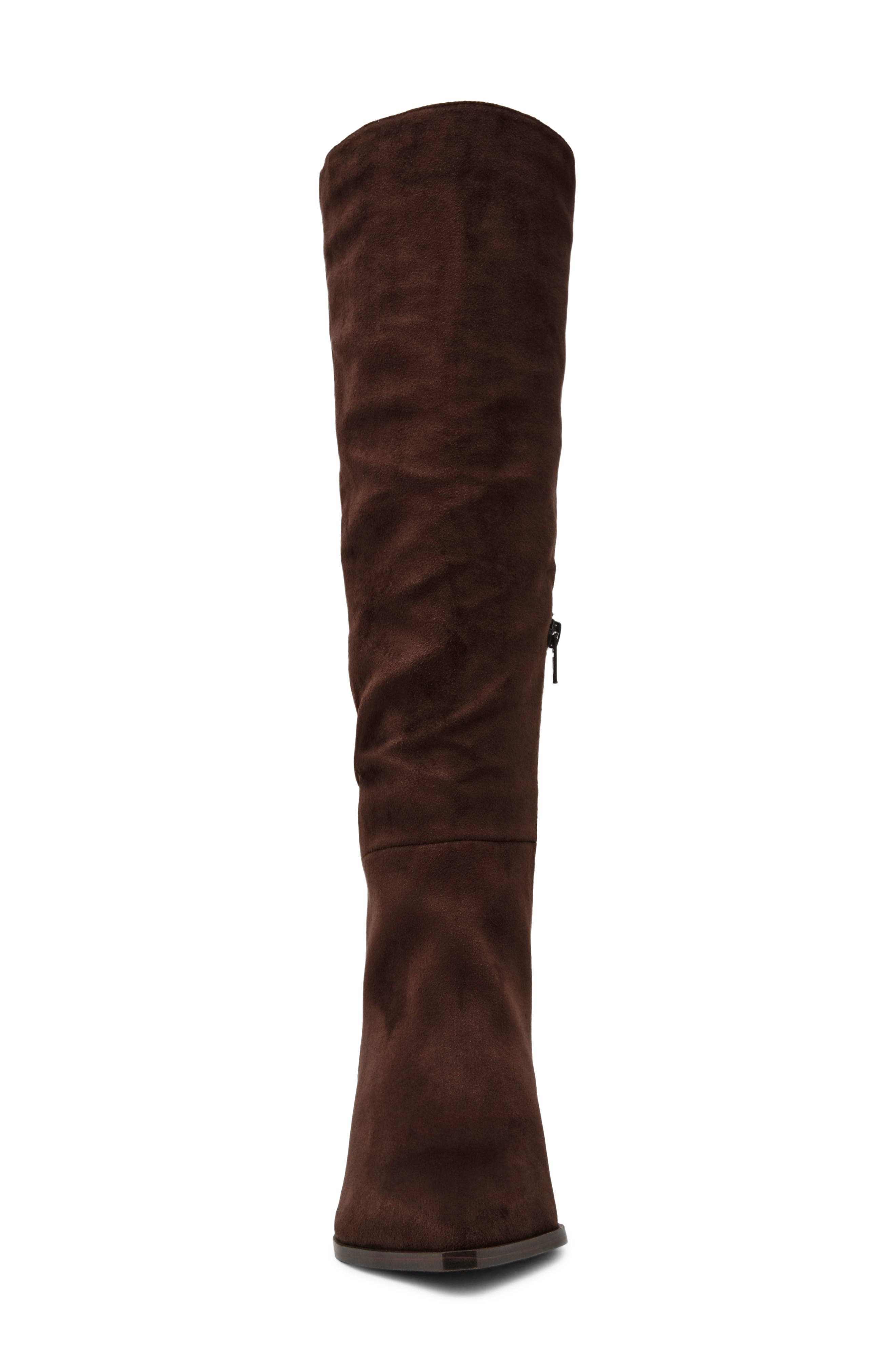 Heksly Pointed Toe Knee High Boot, Alternate, color, BROWN
