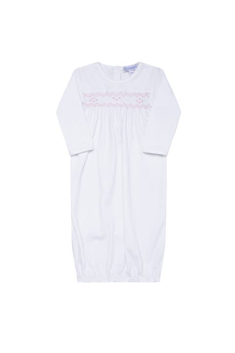 Nella Smocked Baby Gown
