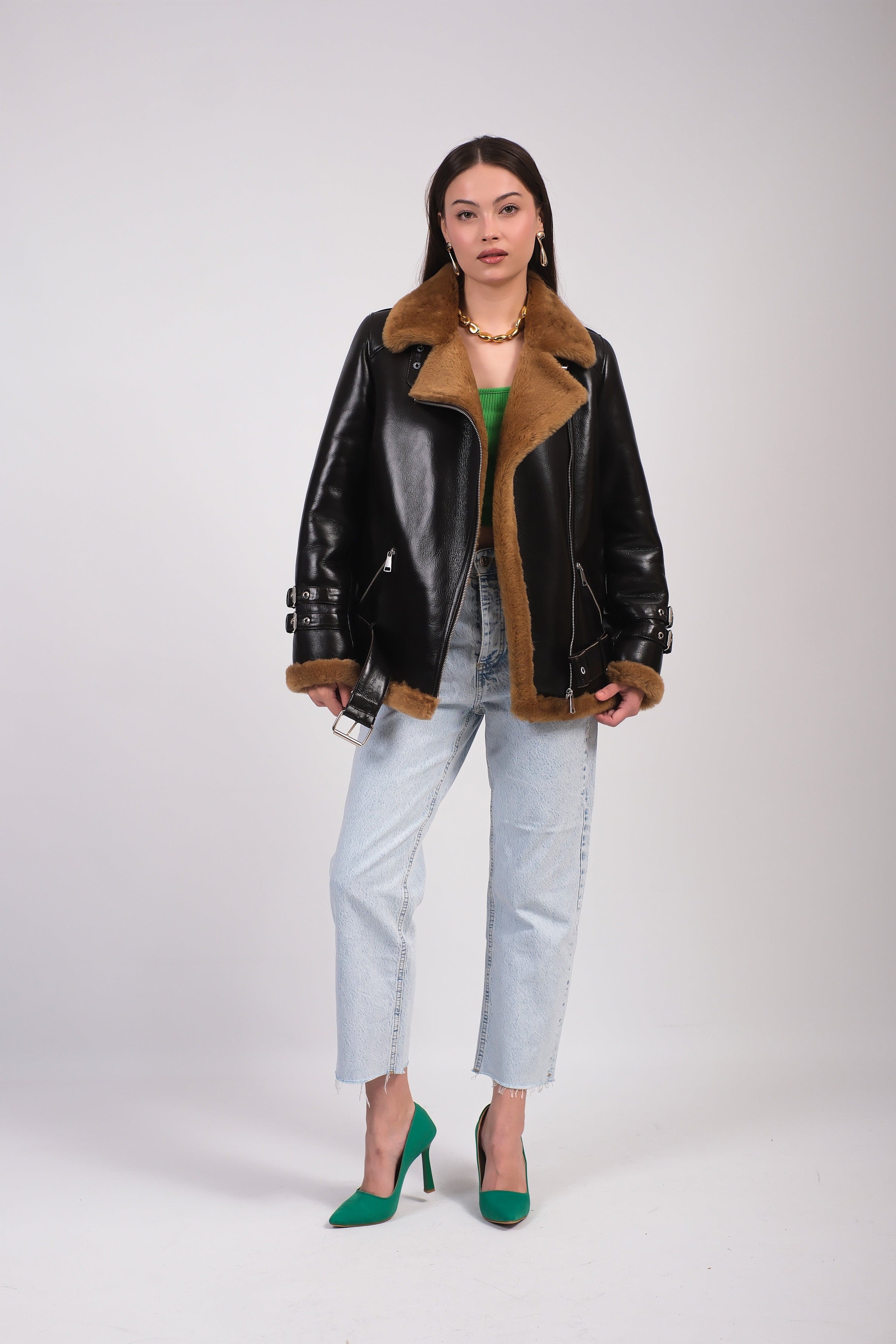 Shearling Aviator Jacket
