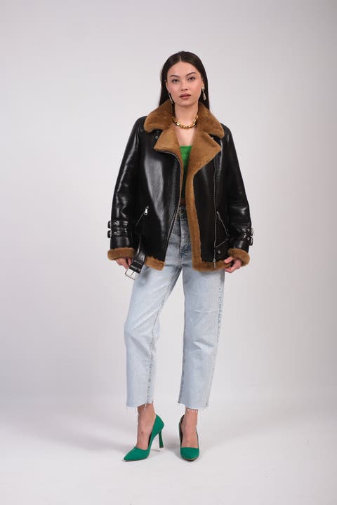 Shearling Aviator Jacket