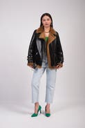 FURNIQ UK Shearling Aviator Jacket