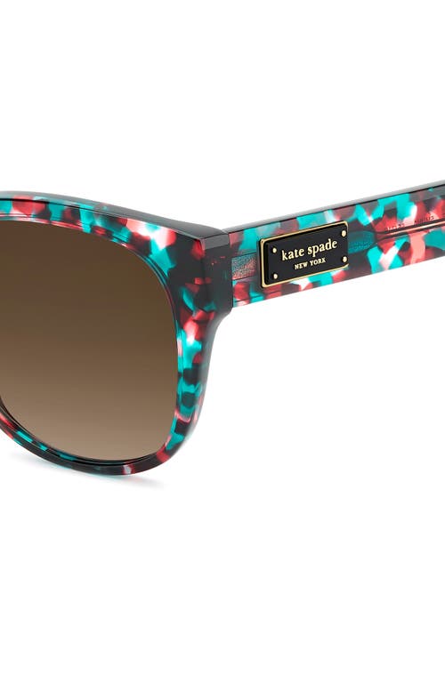 Shop Kate Spade New York Ninna 55mm Gradient Round Sunglasses