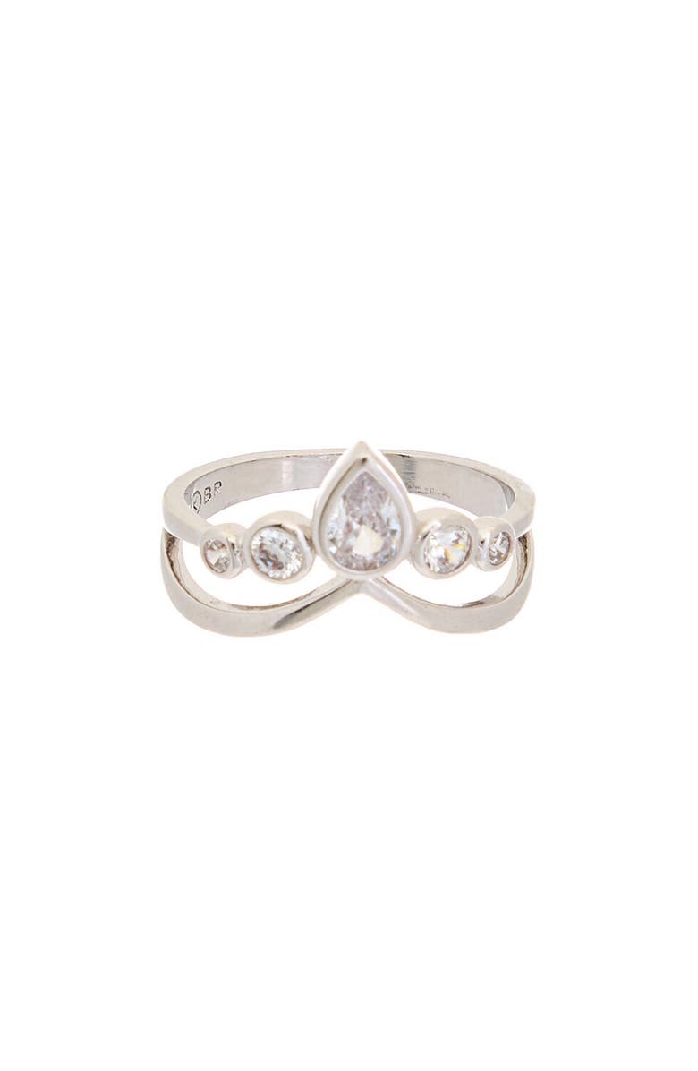 Juvell Cubic Zirconia Crown Ring, Main, color, 