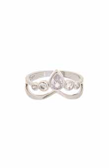 Juvell Cubic Zirconia Crown Ring