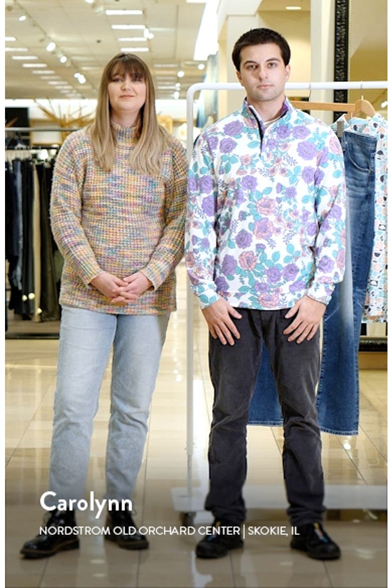 Stang Floral Quarter Zip Pullover video