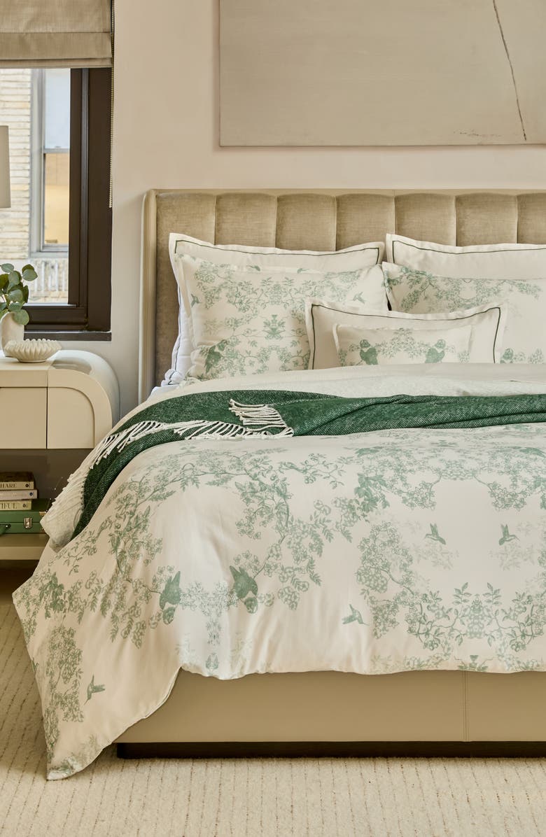 Domani Home Noa Duvet Cover, Sheet & Shams Set, Alternate, color, Green