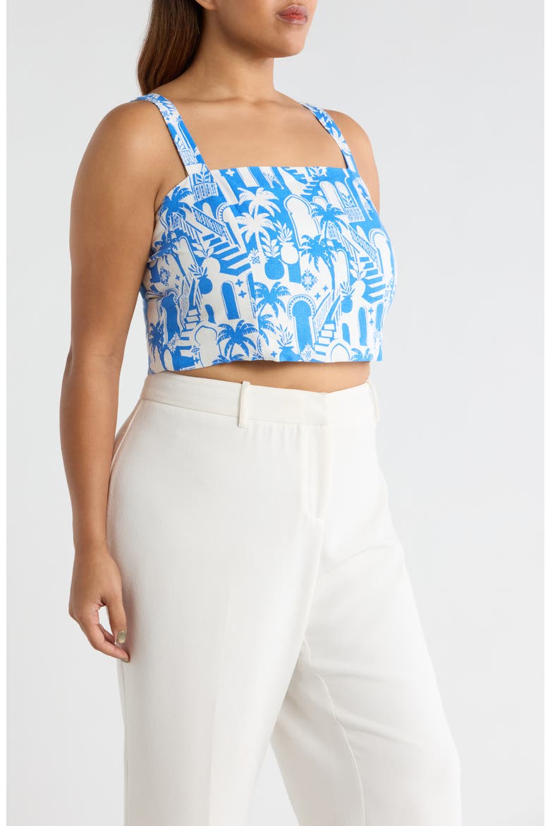 Nalina Crop Top, Alternate, color, WHITE-BLUE