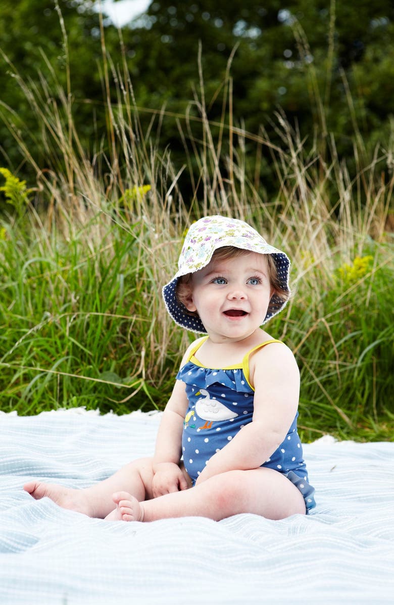 Mini Boden Print One-Piece Swimsuit, Alternate, color,