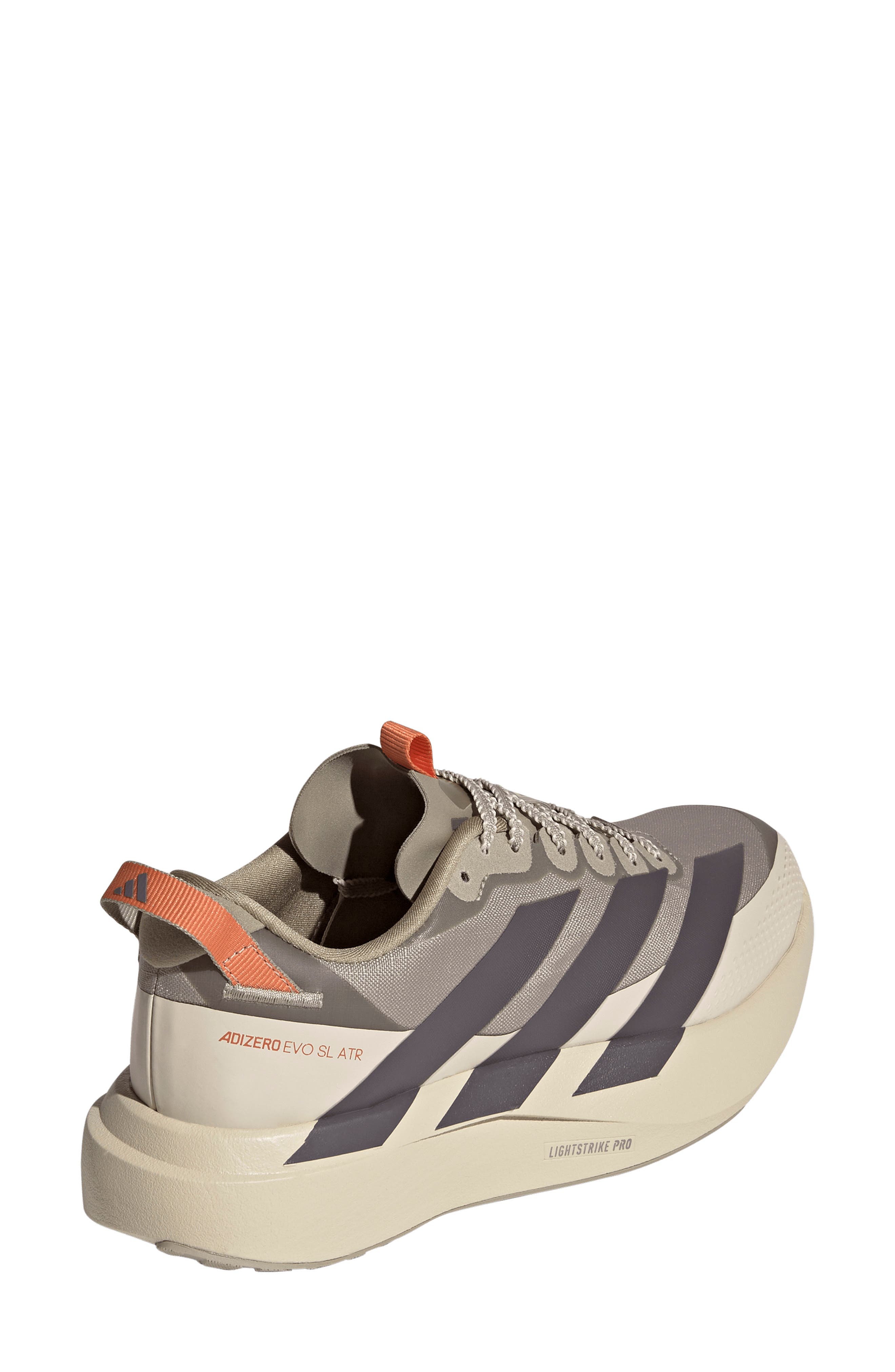 Adizero Evo SL ATR Running Shoe, Alternate, color, WONDER CARGO