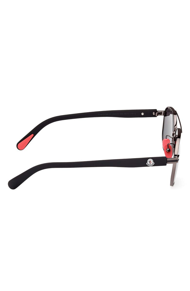 Moncler 56mm Aviator Sunglasses, Alternate, color,