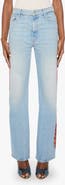 MOTHER The Saloon Sneak High Rise Straight Leg Jeans