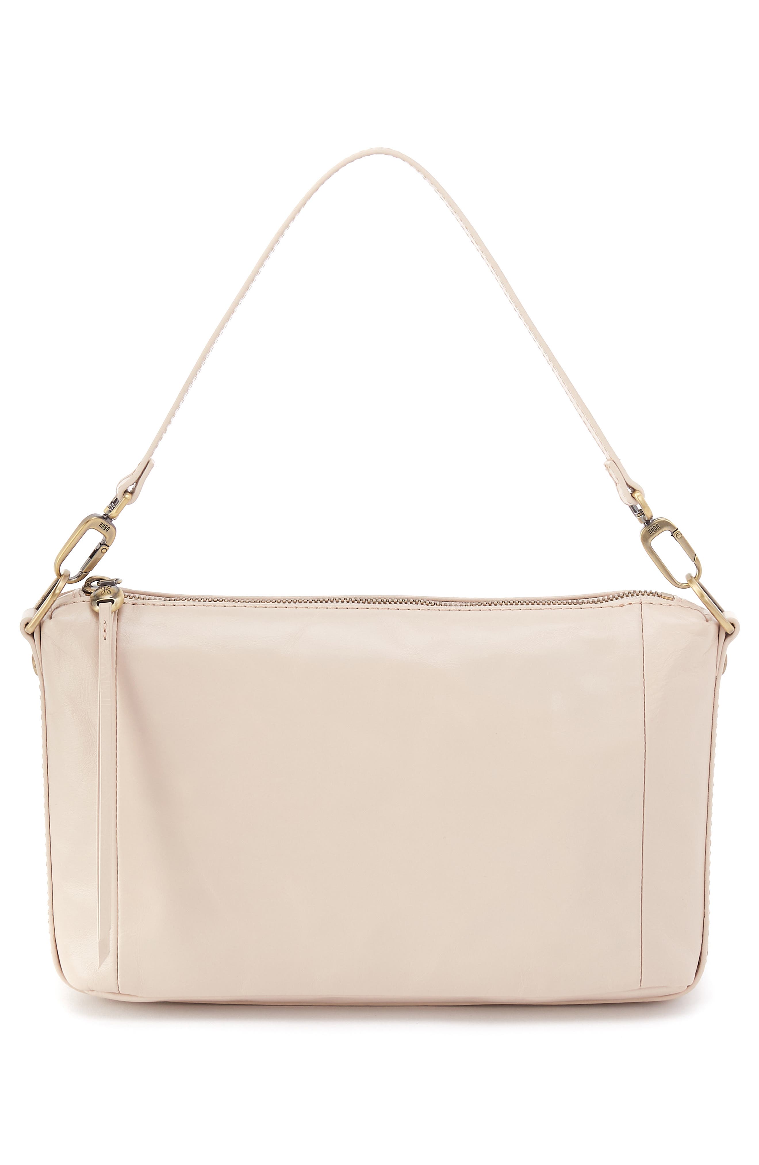 HOBO Darcy Carryall Leather Crossbody Bag, Alternate, color, Pale Flax