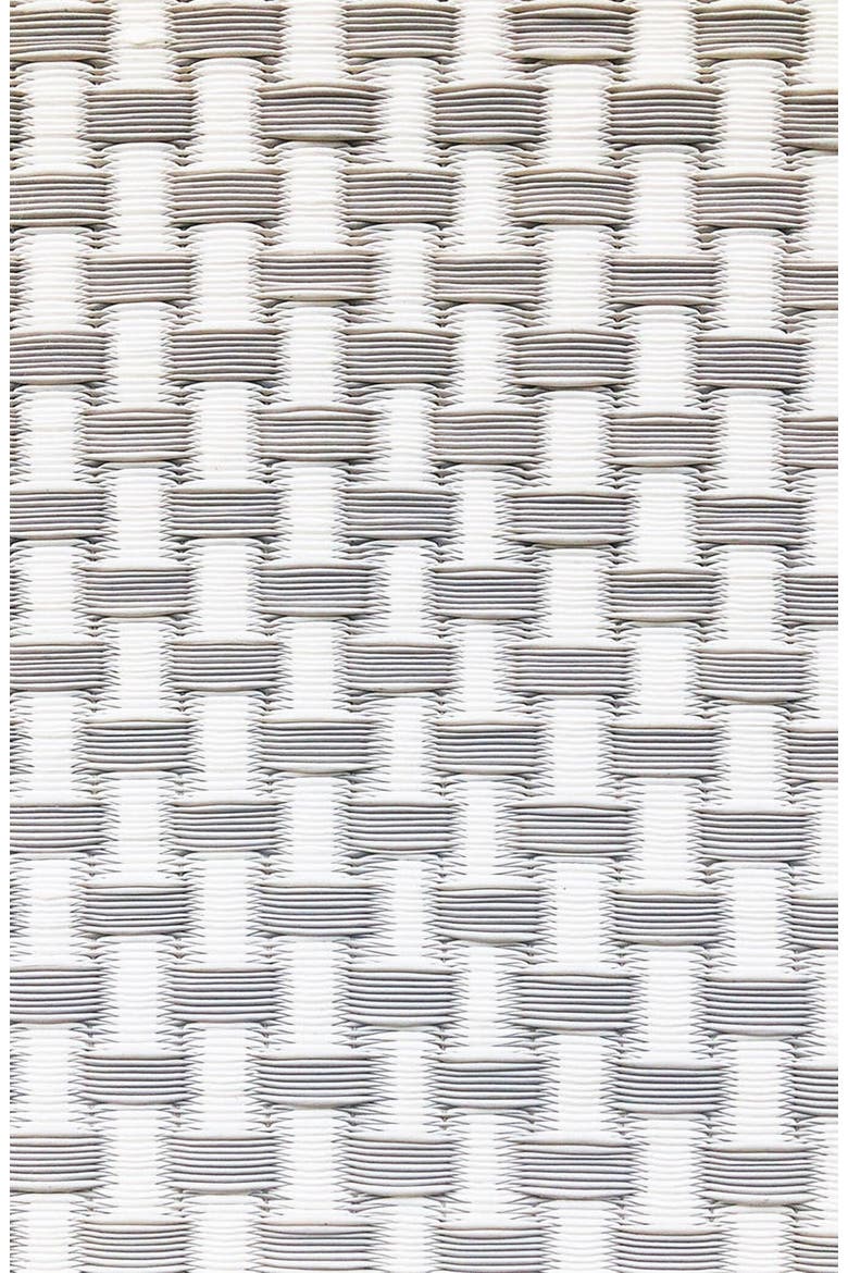 Basket Weave White Stone Rug, Alternate, color, white and grey