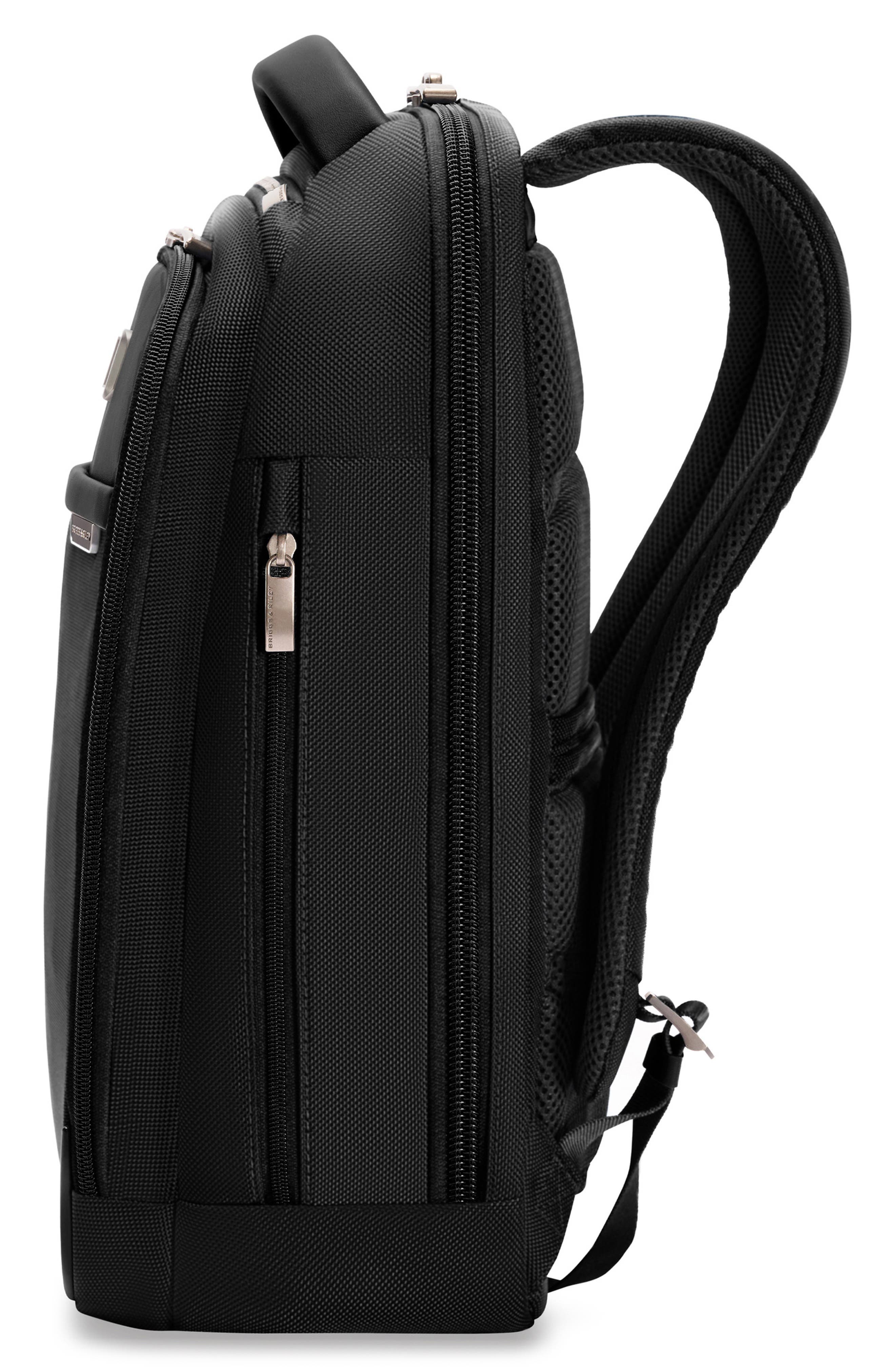 @Work Slim Backpack, Alternate, color, BLACK