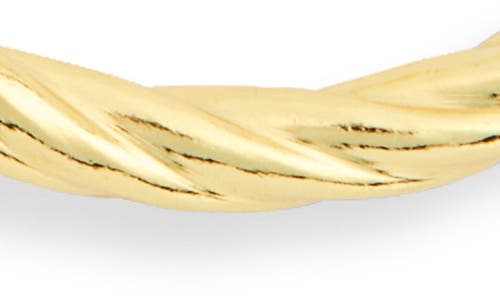 Argento Vivo Twisted Endless Hoop Earrings In Gold