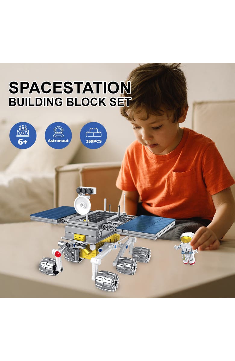 CONTIXO Aerospace Series Building Block Set, Alternate, color, White Mars Rover